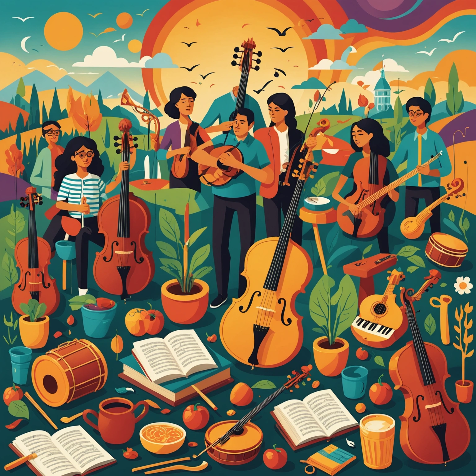 Музыка в нашей жизни: от необычных инструментов до вдохновения для души