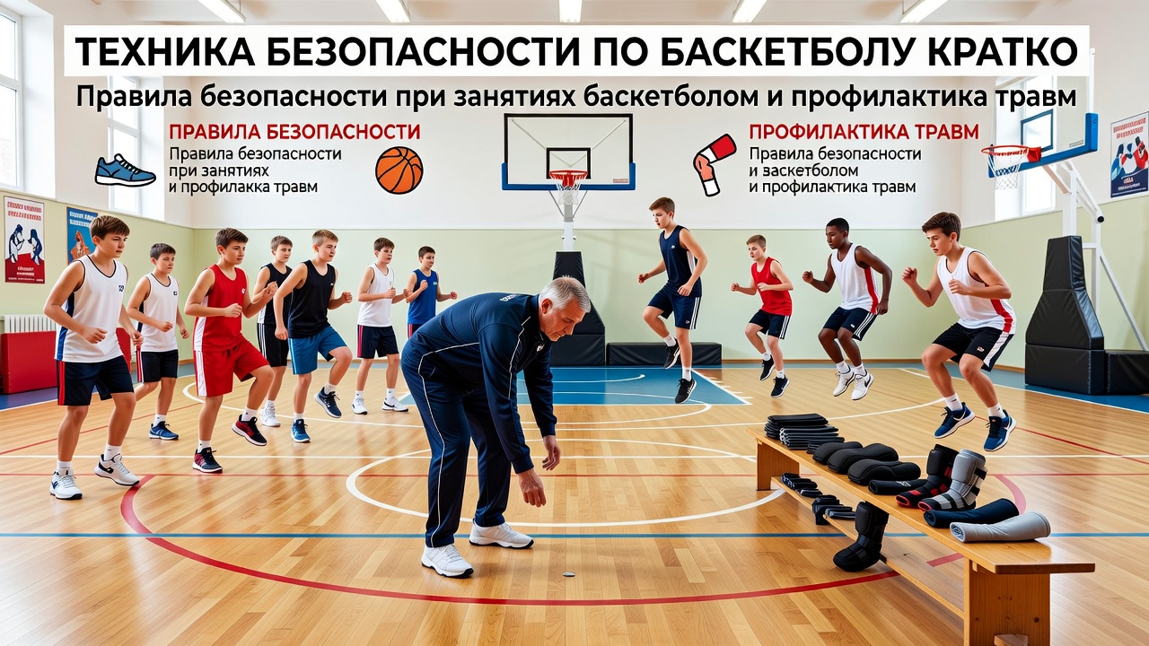 Техника безопасности по баскетболу кратко - Правила безопасности при занятиях баскетболом и профилактика травм
