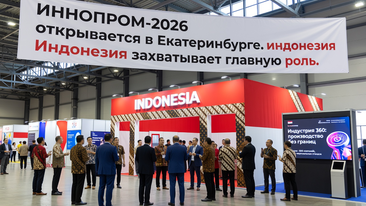 ИННОПРОМ-2026 открывается в Екатеринбурге. Индонезия захватывает главную роль
